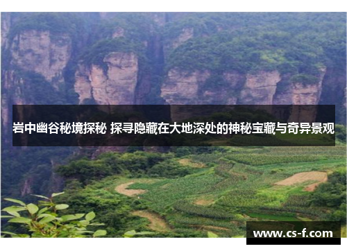 岩中幽谷秘境探秘 探寻隐藏在大地深处的神秘宝藏与奇异景观
